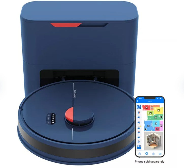 bObsweep Dustin Self-Emptying Robot Vacuum and Mop with 100-Day Dock - Bellso